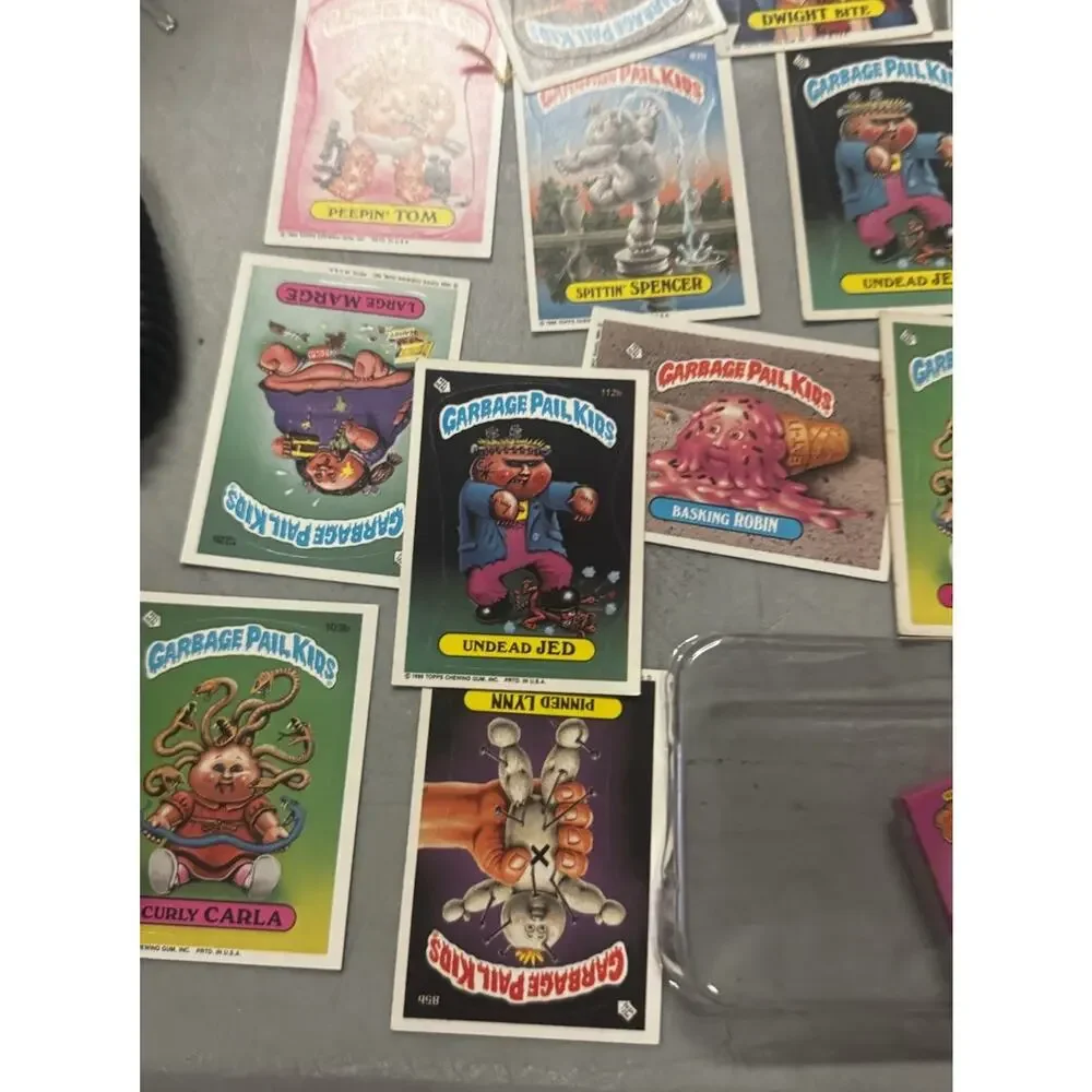 Vintage Garbage Pail Kids Lot GPK Cards 80s Rare Gross Collection And Fig